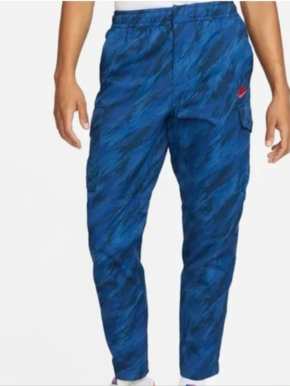 Nike Utility Cargo Blue Pants Athleisure Activewear XL